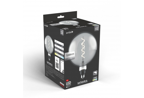 Avide LED Jumbo Filament Nowra Smokey 4.5W E27 2200K Dimmable
