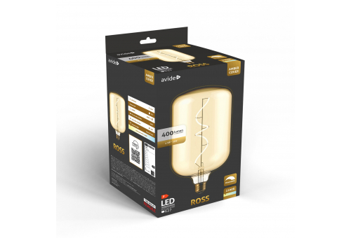 Avide LED Jumbo Filament Ross Amber 4.5W E27 2200K Dimmable