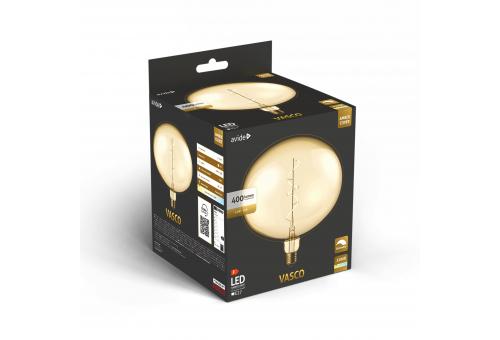 Avide LED Jumbo Filament Vasco Amber 4.5W E27 2200K Dimmable