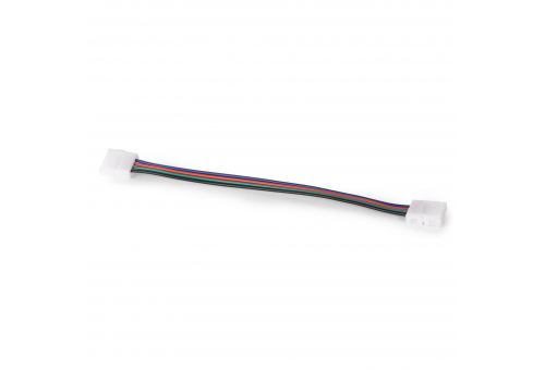 Avide LED Szalag 12-24V csatlakozó, forr.mentes, RGB-4 eres, 10mm/150mm (10 db-os csom.)