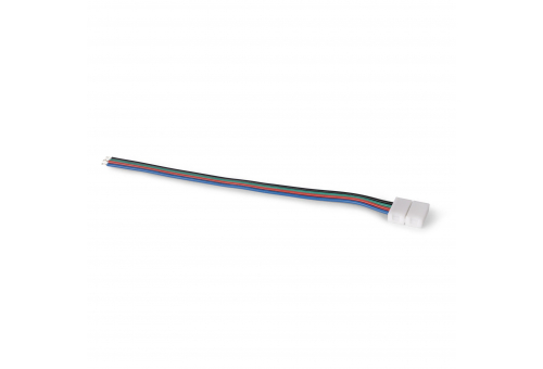 Avide LED Szalag 12-24V apa csatlakozó, RGB-4 eres, 10mm/155mm (10 db-os csom.)