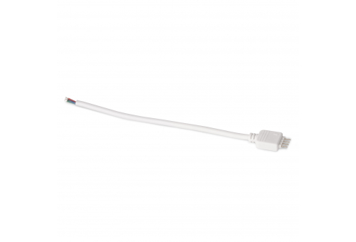 Avide LED Szalag 12-24V apa csatlakozó, RGB-4 eres, 10mm/150mm (10 db-os csom.)