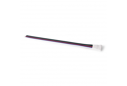 Avide LED Szalag 12-24V anya csatlakozó, forr.mentes, RGB+W-5 eres, 12mm/150mm (10 db-os csom.)