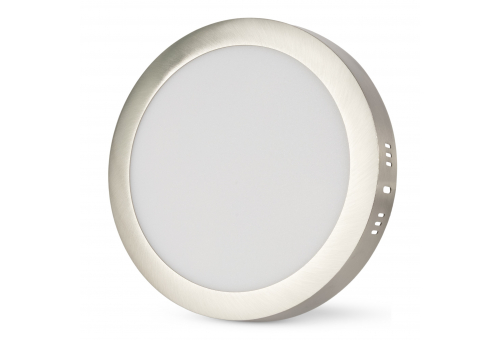 Plafonieră LED 18W NW Rotundă Aluminiu Satin Nichel Avide