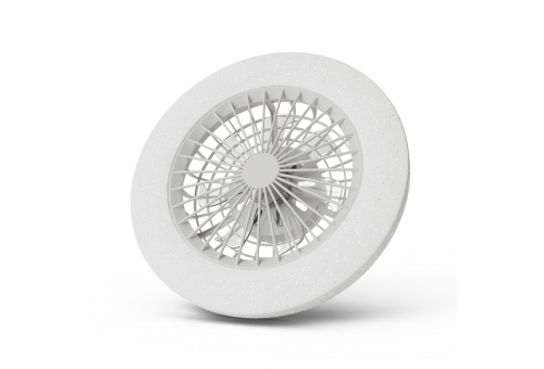 Avide Fan Ceiling Lamp Wendy with Starry Diffuser, 2x24W+15W motor, IR remote included