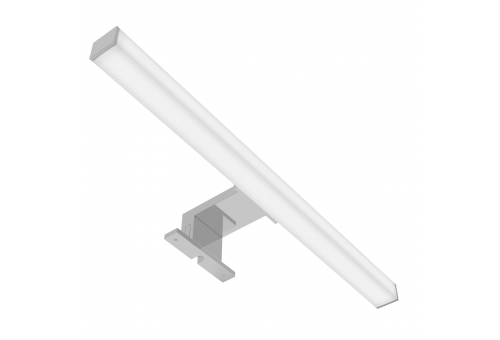 Avide LED Mirror Lamp Square Chrome Plastic 400mm NW 4000K 6W IP44