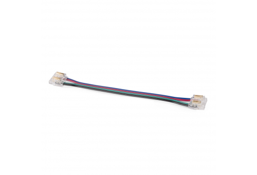 Avide C-LED Szalag 12-24V toldó, forr.mentes, RGB-4 eres, 10mm/100mm (10 db-os csom.)