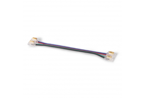 Avide C-LED Szalag 12-24V toldó, forr.mentes, RGB+W-5 eres, 12mm/100mm (10 db-os csom.)