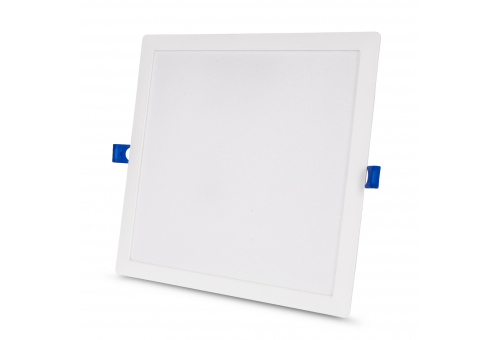 LED Ceiling Lamp Recessed Panel Square Plastic 18W NW