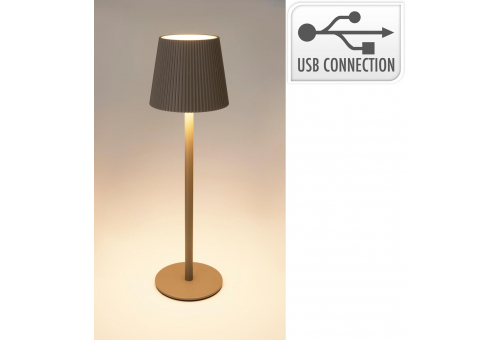 Asztali Lámpa 105x105x362mm USB-vel, WW