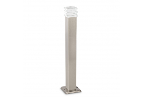 Candeeiro de pé exterior Solana LED 1.5W WW 500mm IP44 Cetim Níquel