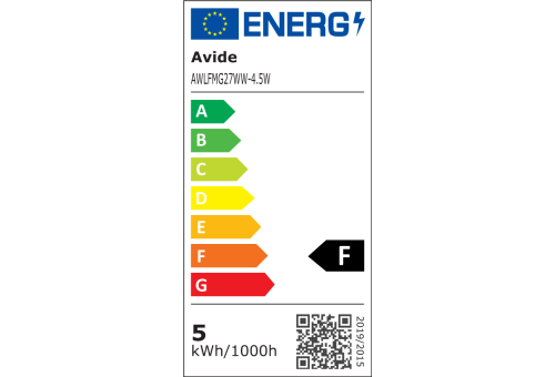 Bec LED Mini Globe White Filament 4.5W E27 WW Avide